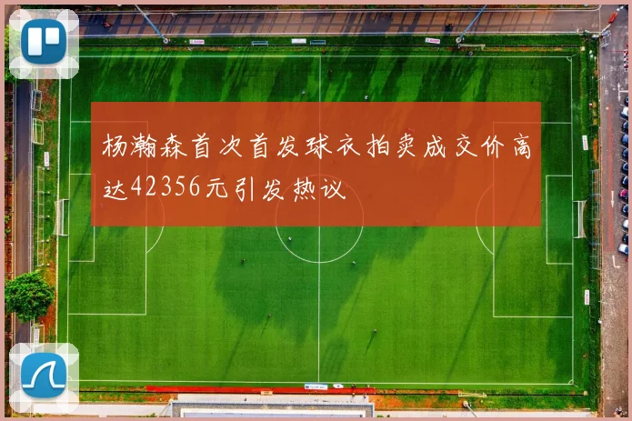 杨瀚森首次首发球衣拍卖成交价高达42356元引发热议